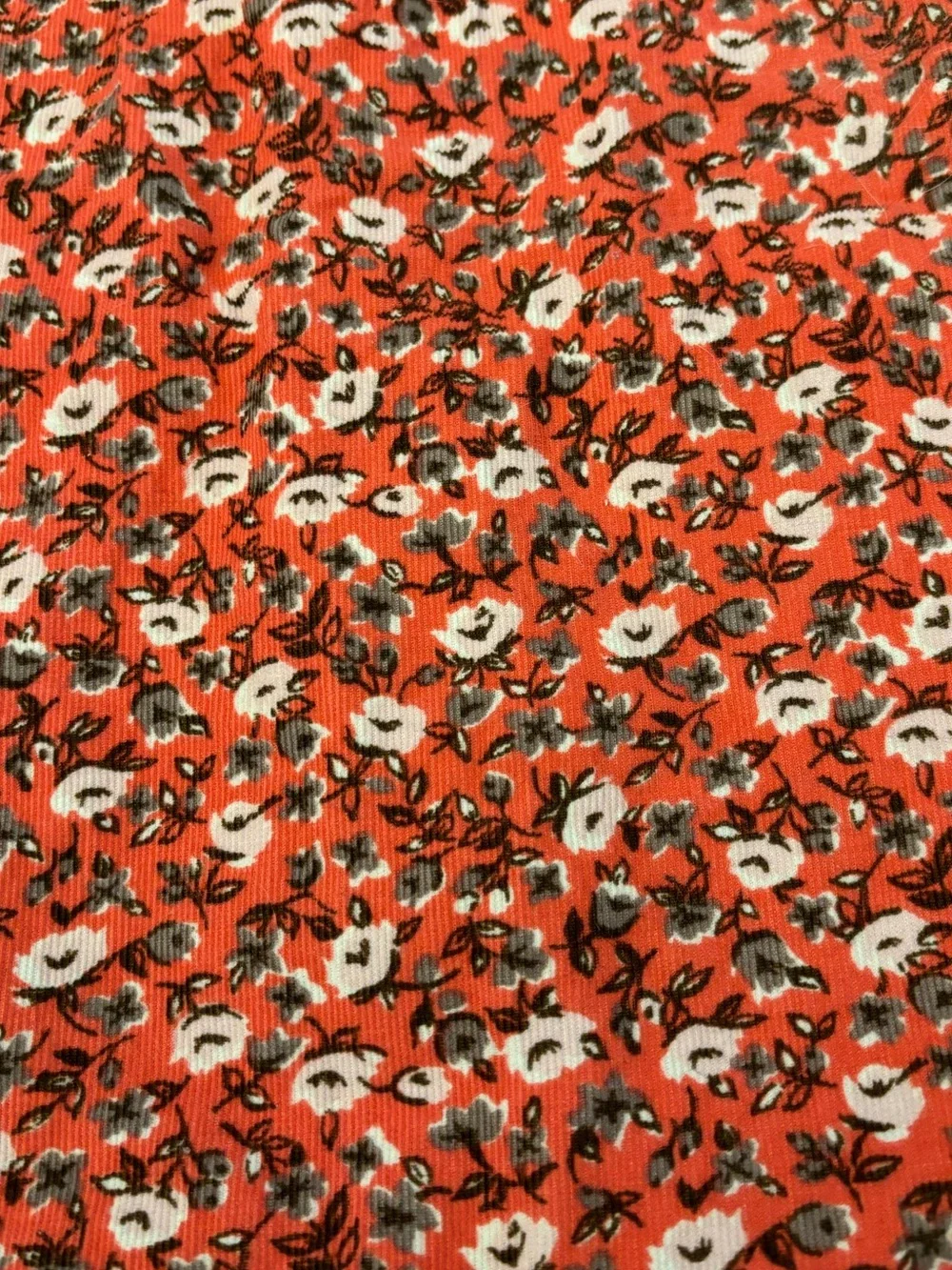 Mini Boden pink floral corduroy sleeveless dress